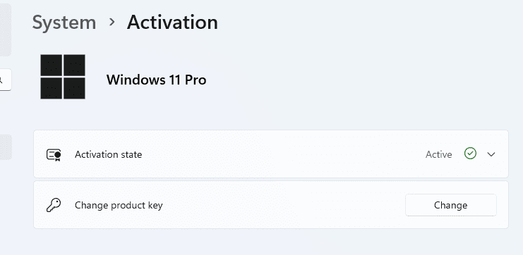 Activate Windows