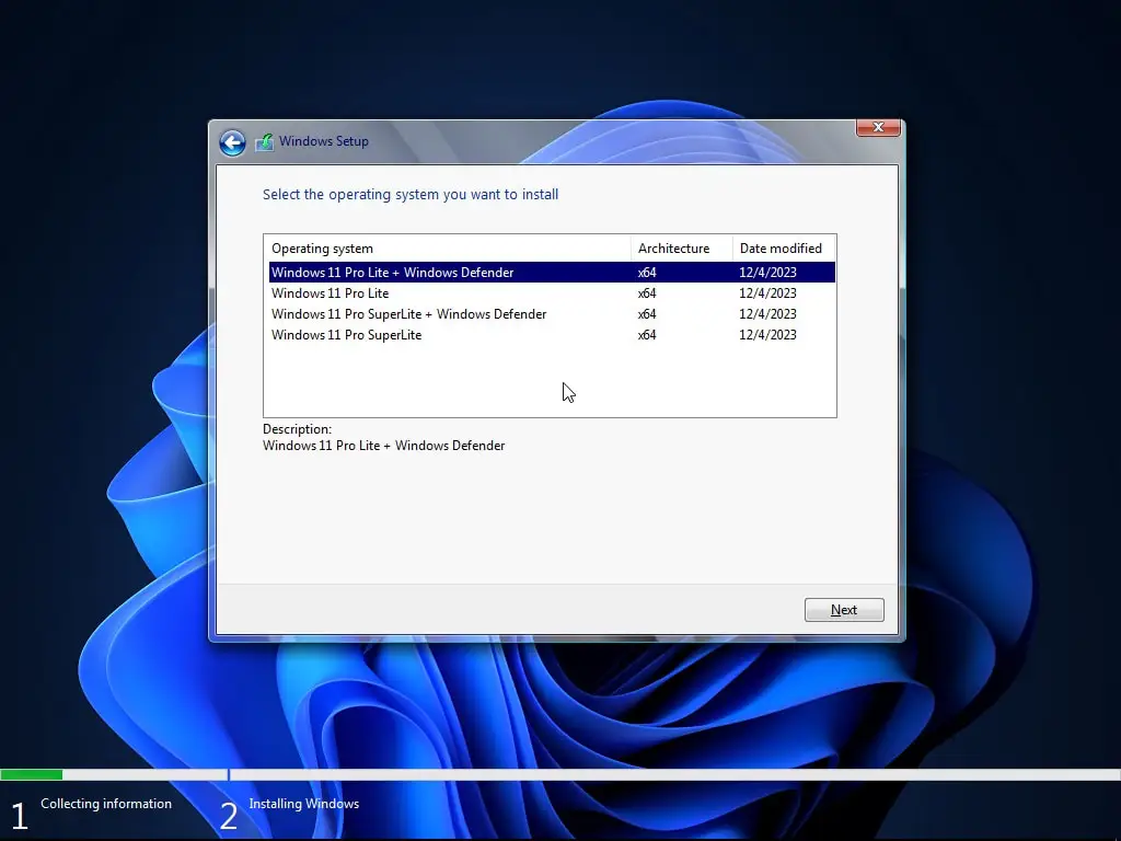 Windows 11 Pro Lite SuperLite v23H2 Build 26100.5699 by Ankh Tech