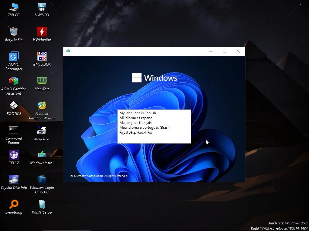 Windows 11 Pro Lite SuperLite v23H2 Build 26100.5699 by Ankh Tech ScreenShot 2