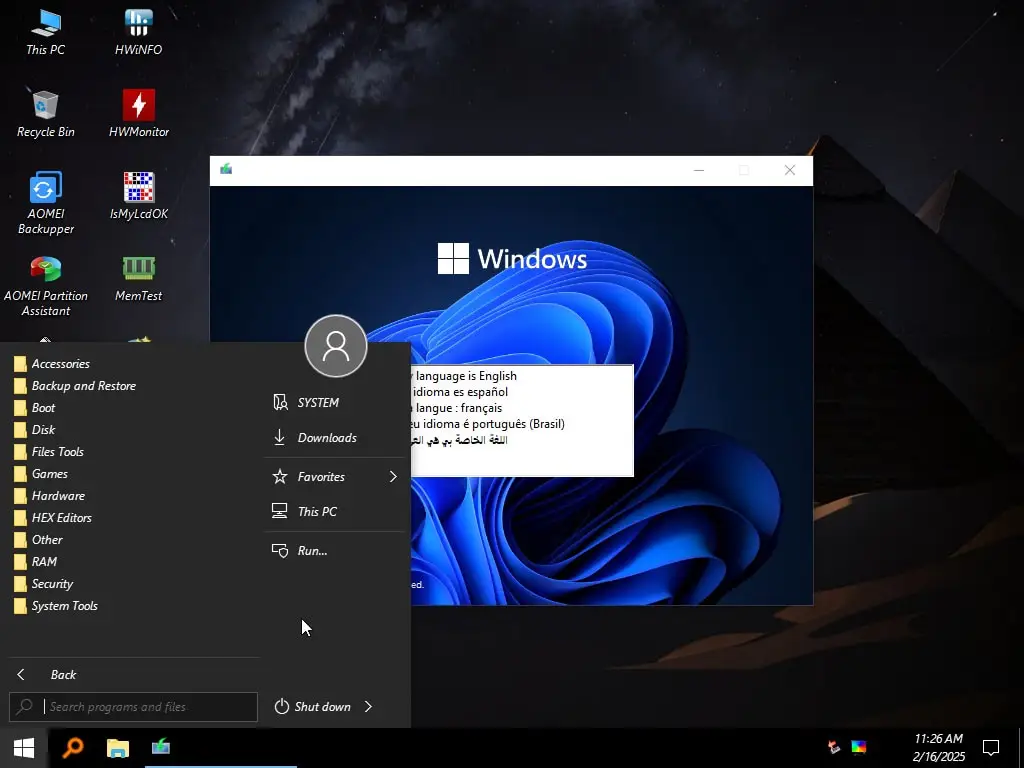 Windows 11 Pro Lite SuperLite v23H2 Build 26100.5699 by Ankh Tech ScreenShot 3