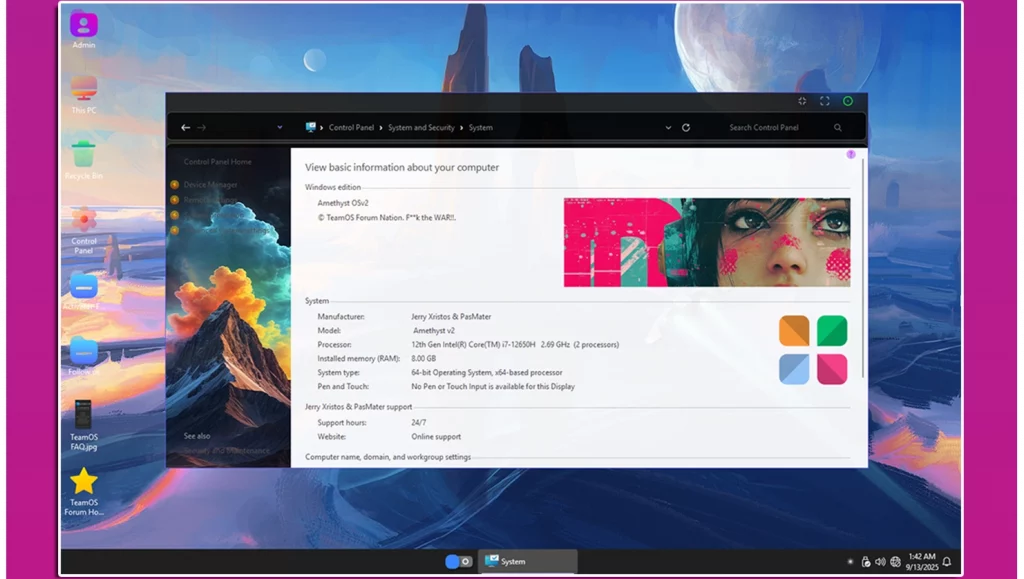 AmeThyst OS v.2 12