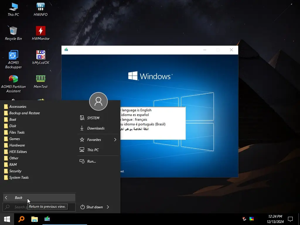 Windows 10 Pro Lite v22H2 Build 19045.6128 by Ankh Tech 4
