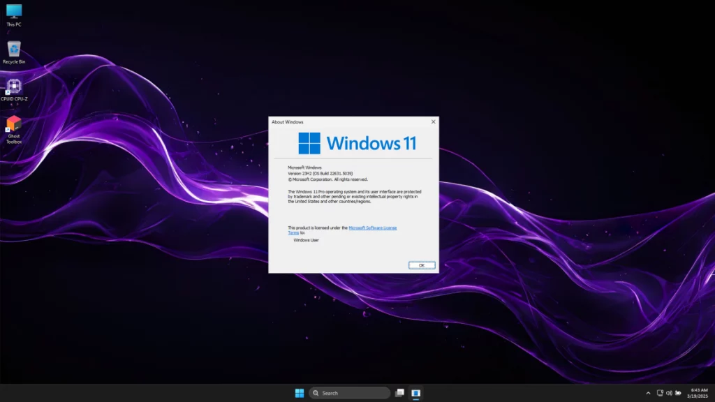 Windows 11 PRO v23H2 Build 22631.5909 5
