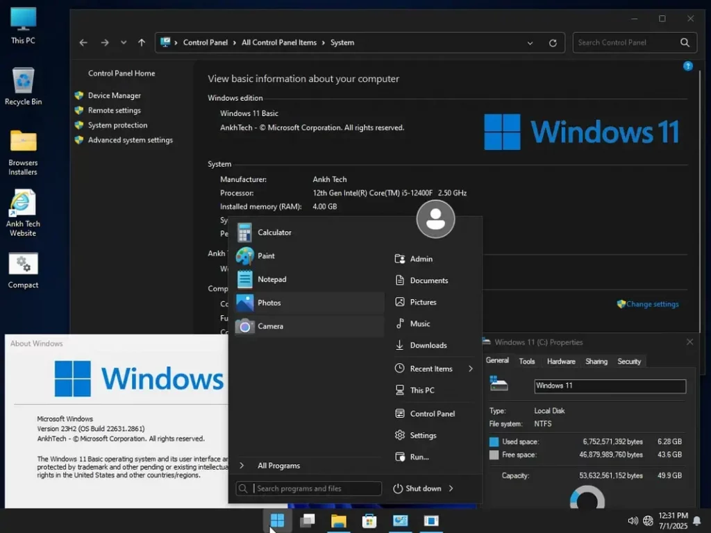 Windows 11 Pro v25H2 ScreenShot 2
