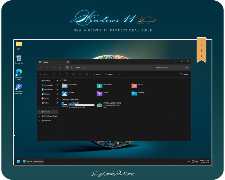 Trimed - Windows 11 Pro 25H2 Build 26200.6584