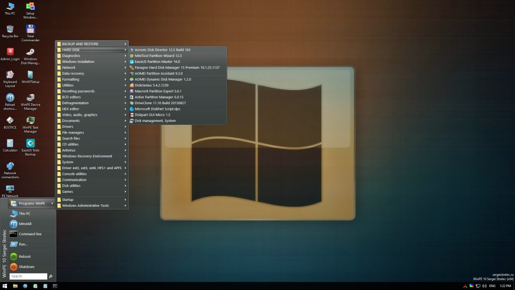 WinPE 11 10 8 Sergei Strelec x86x64Native x86