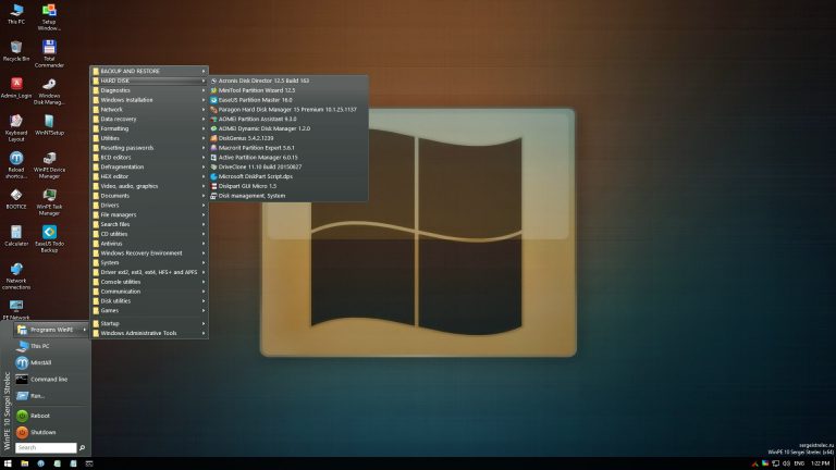WinPE 11-10-8 Sergei Strelec (x86x64Native x86)