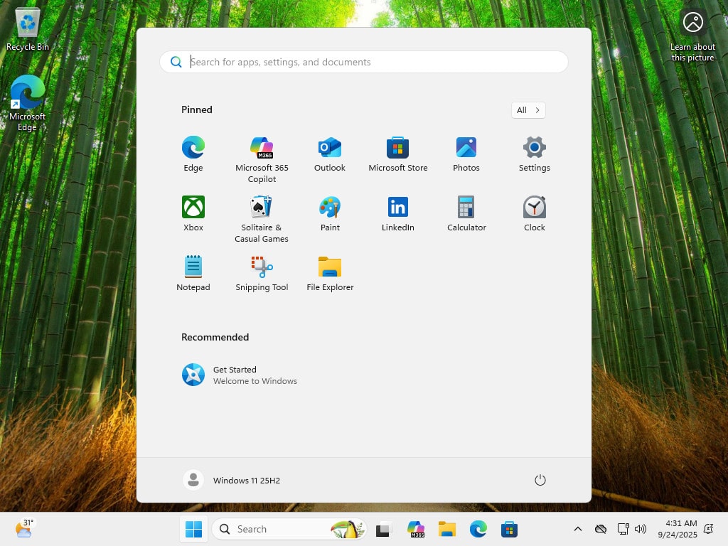 Windows 11 25H2 consumer 3