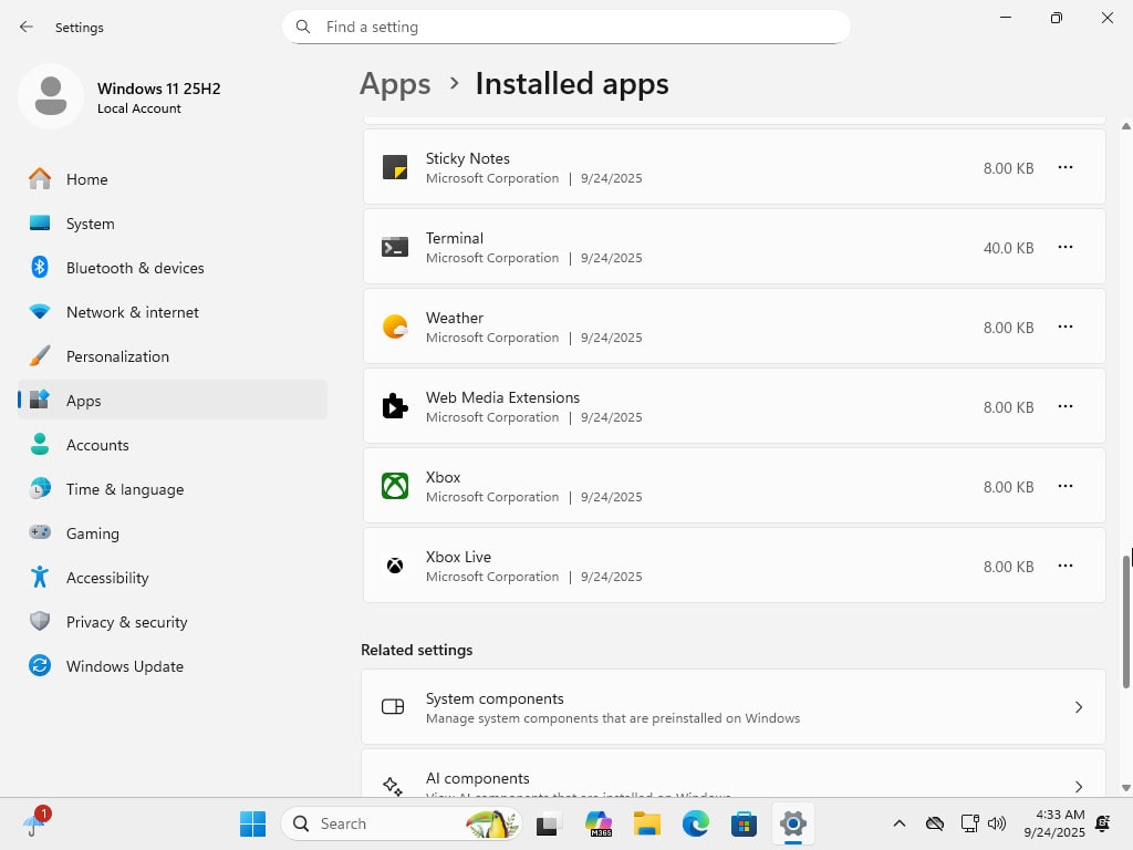 Windows 11 25H2 consumer 6