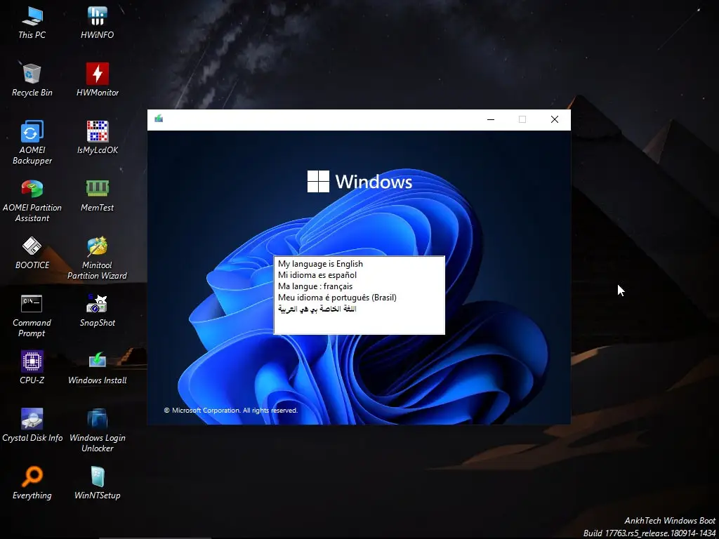 Windows 11 Pro Lite SuperLite v25H2 Build 26200.6584 by Ankh Tech 1 1