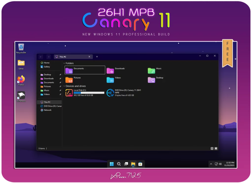 Canary 11 26H1 MPB 1