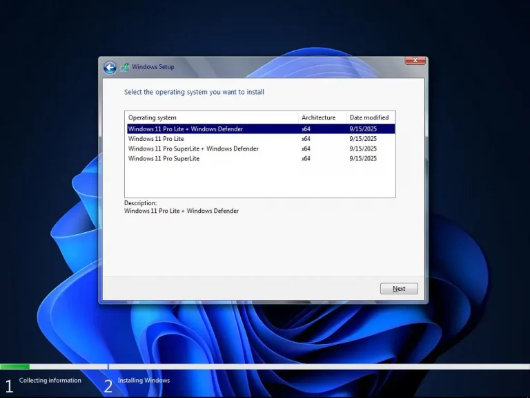 Windows 11 ProLiteSuperLite v25H2 Build 26200.6901 by Ankh Tech